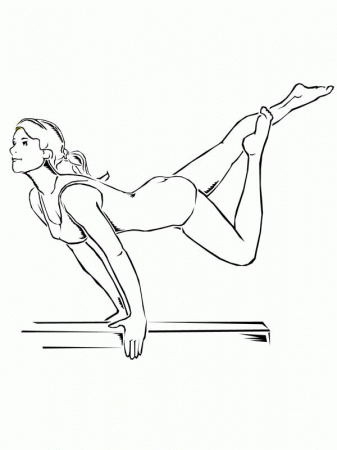 Gymnastics Coloring Pages - Best ...bestcoloringpagesforkids.com