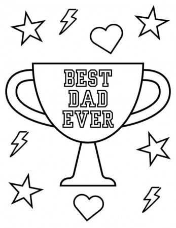 25 Free Printable Father's Day Coloring Pages for Kids - Prudent Penny  Pincher