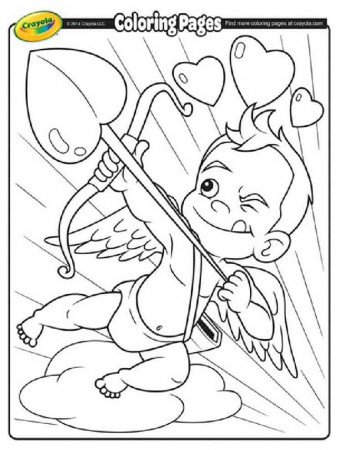 Cupid Coloring Page | crayola.com