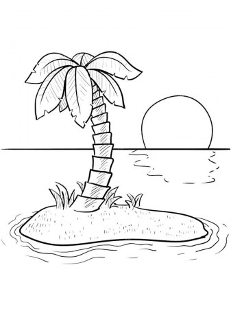 Island coloring pages. Download and print Island coloring pages