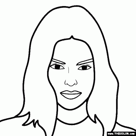 Famous People Online Coloring Pages | TheColor.com