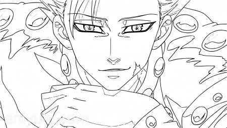 Seven Deadly Sins Coloring Pages - AniYuki.com