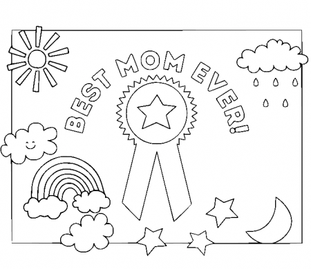 Mothers Day Coloring Pages - Coloring Pages For Kids And Adults