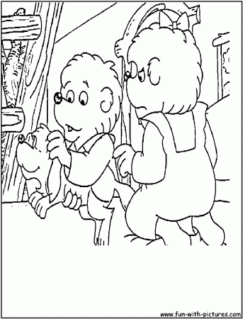 Berenstein Bears Coloring Pages - Free Printable Colouring Pages ...