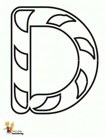 Coloring Pages Sheet Of Christmas Candy Cane Alphabet | Free