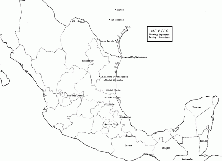 colouring in map of mexico | Colouring