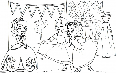Sofia The First Coloring Pages: Sofia the First Coloring Page with ...