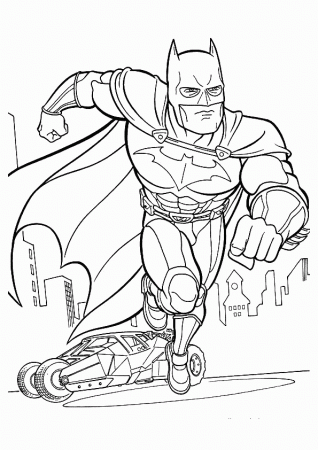 Batman - Coloring Pages for Kids and for Adults