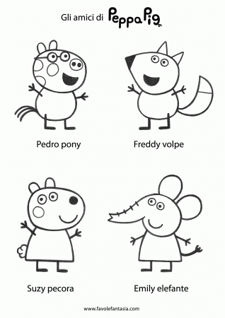 Cartoon ~ Printable Peppa Pig Coloring Pages ~ Coloring Tone