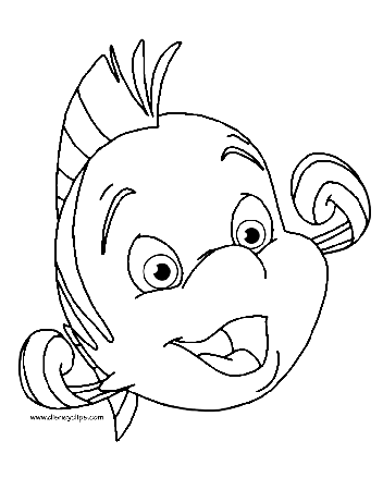 The Little Mermaid Printable Coloring Pages 2 | Disney Coloring Book