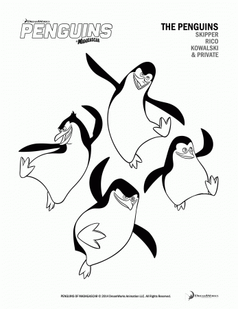 Free Printable Penguins of Madagascar Activity Sheets!