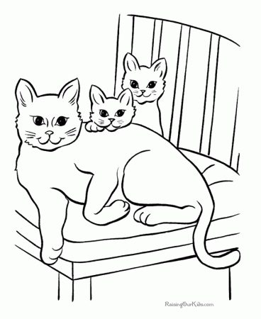 Cat pictures to print, cat pictures for sketch, pencil art | FunStoc