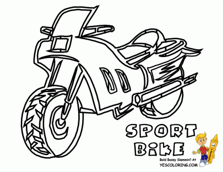 street bikes Colouring Pages (page 2)