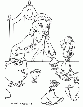 Belle Coloring Pages | Free coloring pages