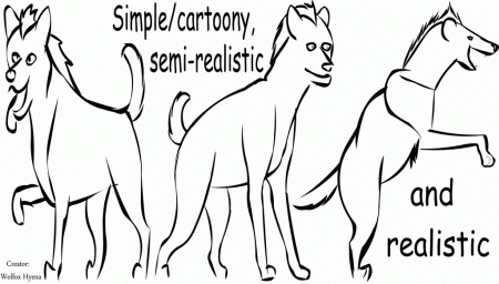 Hyenas. Cartoony, semi-realistic and realistic. by AsoniTheFox on 