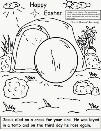 Coloring Pages Of The Resurrection Of Jesus |