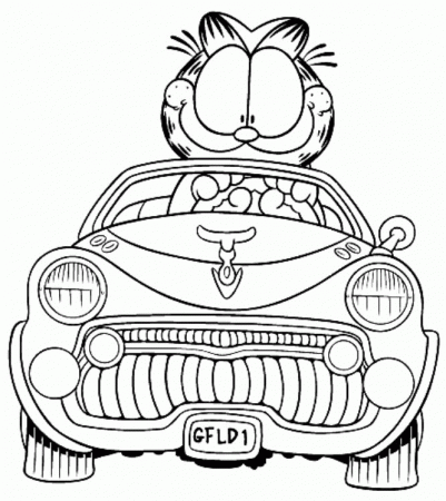 garfield coloring pages | Creative Coloring Pages