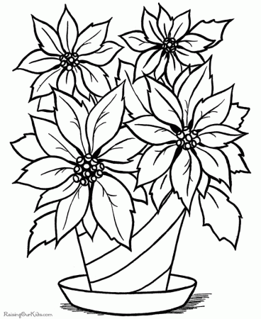 Flower Printable Coloring Pages 277 | Free Printable Coloring Pages