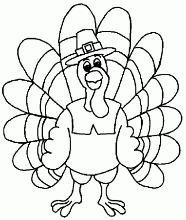 Happy Thanksgiving Coloring Page : Printable Coloring Book Sheet 