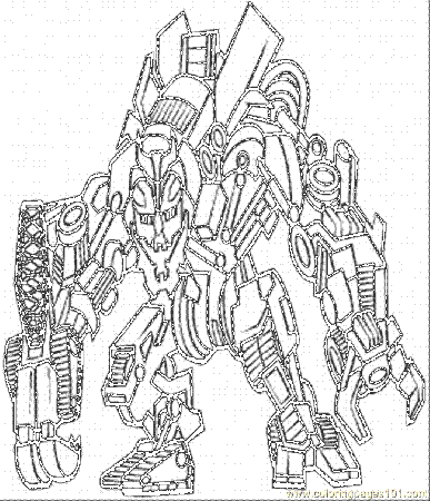 on megatron Colouring Pages