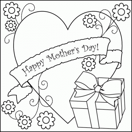 Mother Day Coloring Pages To Print 9 | Free Printable Coloring Pages