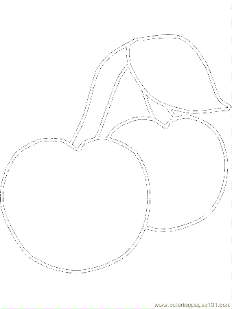 Cartoon Fruit Colouring Pages (page 3)
