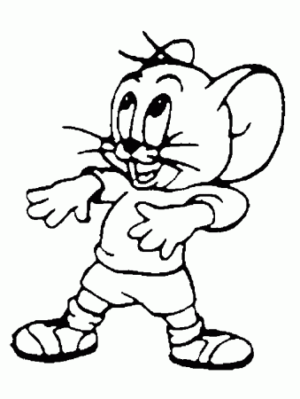 Tom Catching Jerry Coloring pages Free | Coloring Pages For Kids