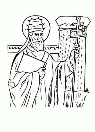 Saints Coloring Pages 5 | Free Printable Coloring Pages