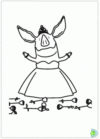 Olivia the Pig Coloring page