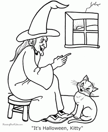 Halloween coloring pages - 014