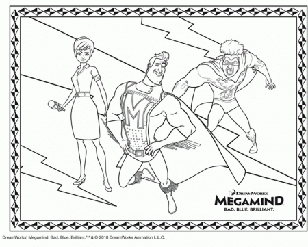 Megamind | Free Printable Coloring Pages – Coloringpagesfun.com