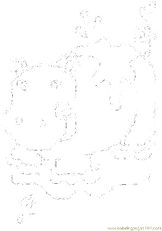 Coloring Pages Hippo (Mammals > Hippopotamus ) - free printable 