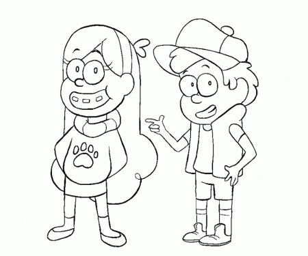 12 Dipper Pines Coloring Page