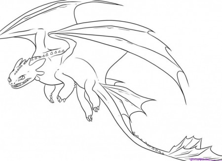 Cartoon: How To Train Your Dragon Coloring Pages Online Picture 