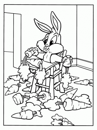 Baby Looney Tunes Coloring Pages Bug Bunny Baby Looney Tunes 