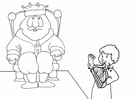 david and goliath coloring page | Coloring Picture HD For Kids 