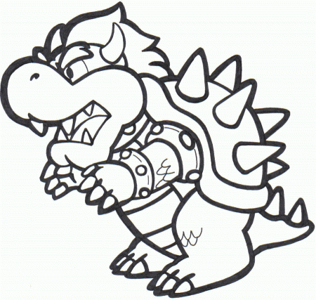 Bowser Coloring Pages | Coloring Pages