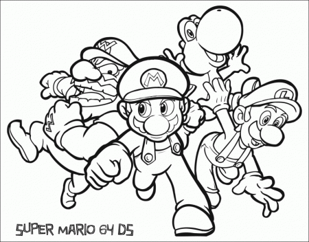 Paper Mario Coloring Pages Coloring Pages Amp Pictures IMAGIXS 