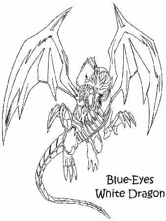 eyes white dragon Colouring Pages