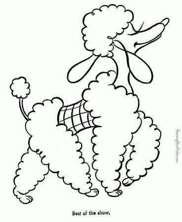 Dog Coloring Pictures for Kids