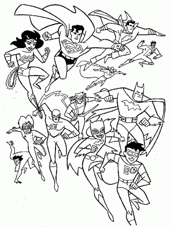 justice leage hawk girl Colouring Pages (page 2)