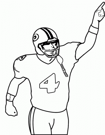Player NFL Football Coloring Pages - Football Coloring Pages 