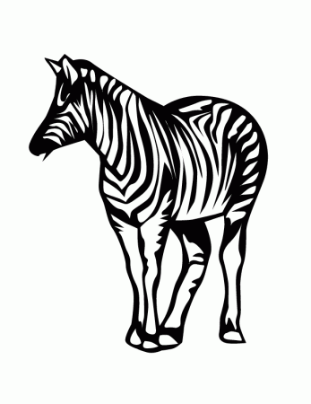eps 20 zebra printable coloring in pages for kids - number 2761 online