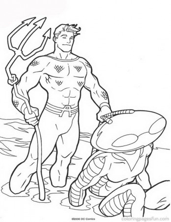 Aquaman Coloring Pages 8 | Free Printable Coloring Pages 