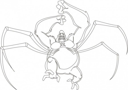 Ben 10 Coloring Pages Spider Monkey Coloring Pages For Kids 34868 