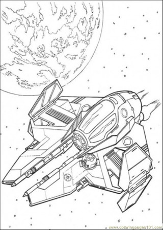 Coloring Pages Star Wars Ship 5 (Cartoons > Star Wars) - free 