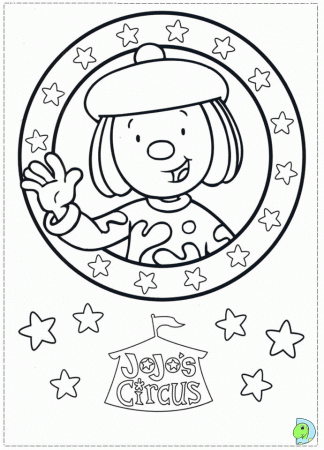 Family Jojo Circus Coloring Pages