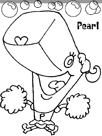 Pearl Coloring Page