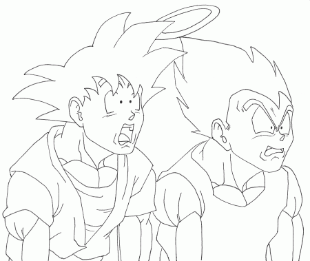 Goku and Vegeta inside Buu by OsoroshiiYasai on deviantART