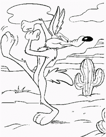 Coyote Looney Tunes Coloring Pages 2 Bunny Looney Tunes Coloring 